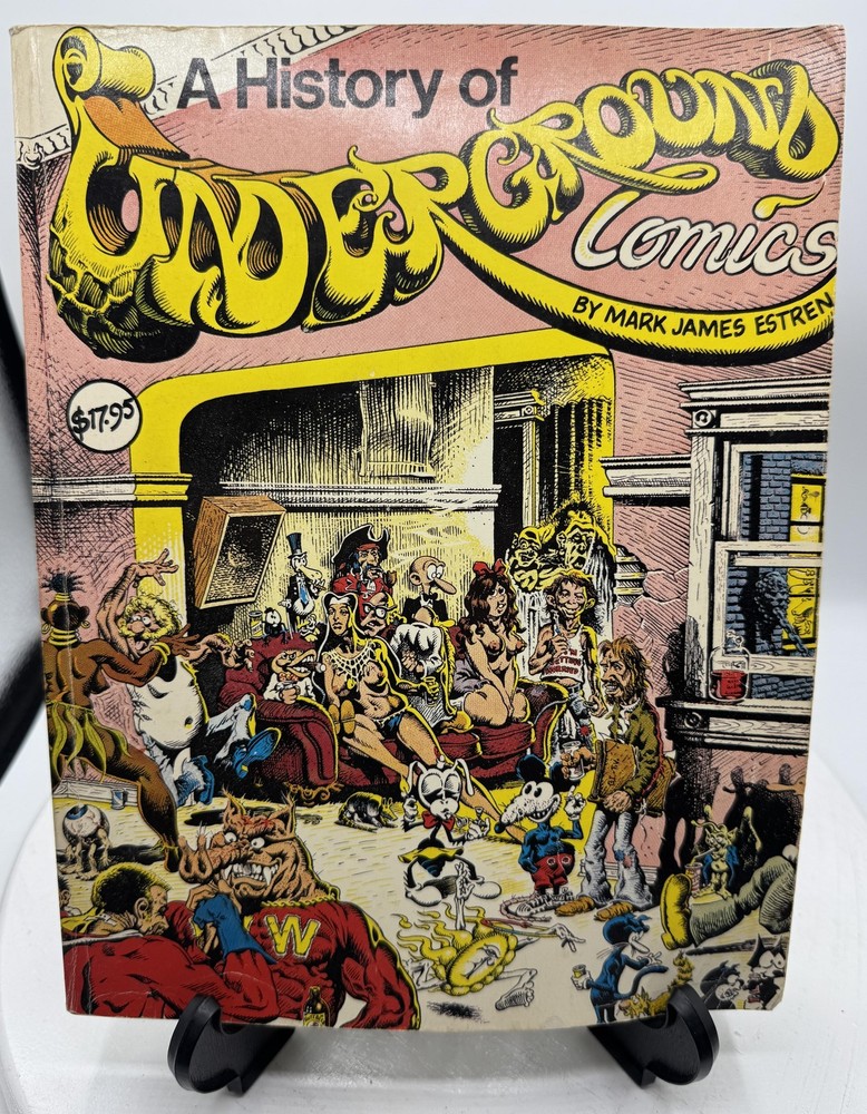 Vintage 1989 History Of Underground Comics Mark James Estren PB Ronin