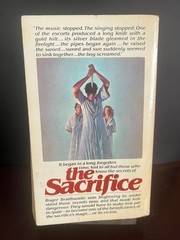 The Sacrifice – Henry Sutton/David R. Slavitt 1978 Charter Paperbacks From Hell