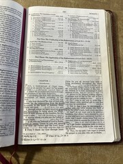 NASB New Open Bible Study Edition Burgundy Genuine Leather 1990 USA 1976BG