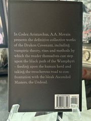 Codex Aristarchus by A. Morain (2016, Trade Paperback)