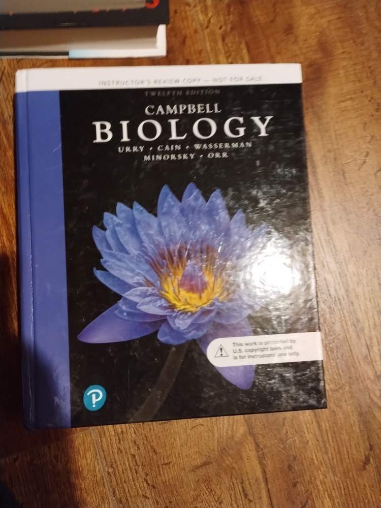 Campbell Biology 12th Edition Hardcover Instructors Book