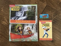 NEW! Highlights Which Way USA Puzzle Book • ARKANSAS • with map and key tag