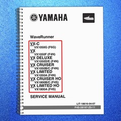 YAMAHA WaveRunner VX VX Cruiser VX Deluxe More Service Manual , FOLDOUTS