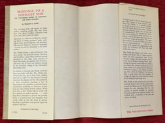 Marriage to a Difficult Man: by Elizabeth D. Dobbs (H/C 1971)