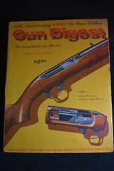 1961 Gun Digest 15th Anniversary De Luxe Edition