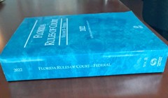 Florida Rules of Court: Volume II – Federal Paperback 2022