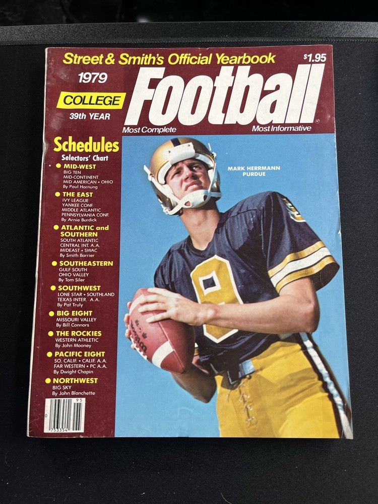1979 Street & Smith’s College Football Yearbook Mark Herrmann