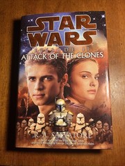 Star Wars Episode II Attack of the Clones HC 2002 R.A. Salvatore 1st Edition DJ