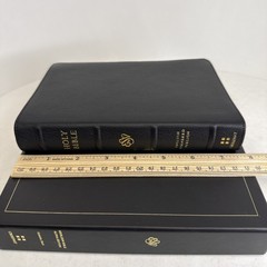ESV Heirloom Bible (Alpha Edition)-Black Goatskin Leather Excellent