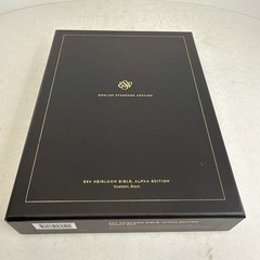 ESV Heirloom Bible (Alpha Edition)-Black Goatskin Leather Excellent