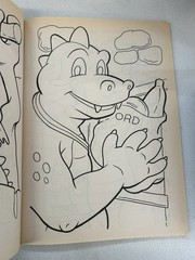 Vintage 2000 Dragon Tales Dragon Doodles Coloring Book Y2K CLEAN PAGES