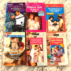 Harlequin Romance Book Lot Of 6 Books Intrigue & American Romance