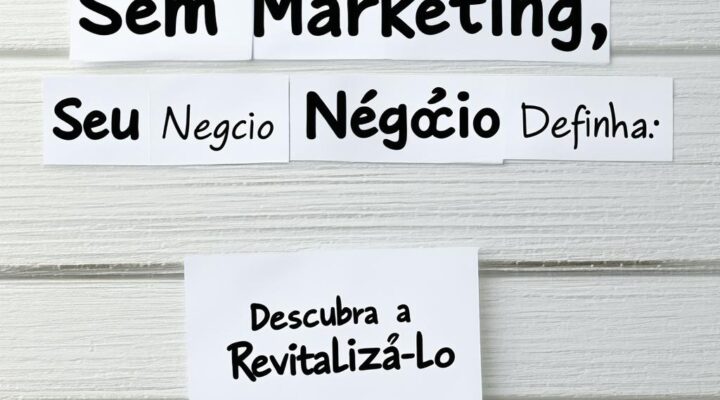 Sem Marketing, Seu Negócio Definha: Descubra a Solução para Revitalizá-lo Agora
