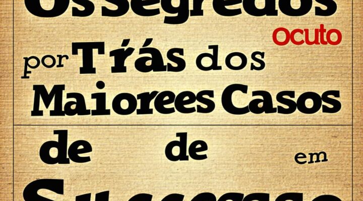 Os Segredos Ocultos por Trás dos Maiores Casos de Sucesso em Marketing